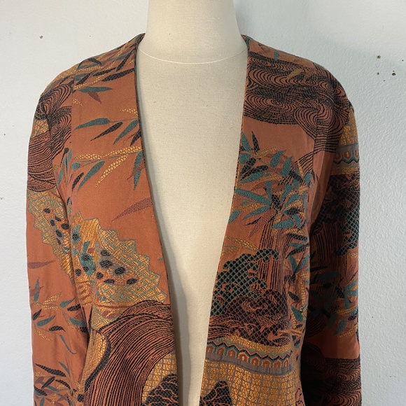 Love Apples by Stephanie Santa Fe Womens Jacket Small Designer Hand Crafted Open - Picture 3 of 13